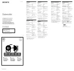 Sony XS-GTX120L - Mobile Stereo Speakers Installation/Connections preview