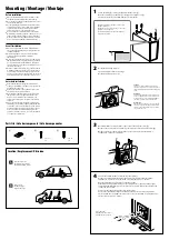 Предварительный просмотр 2 страницы Sony XS-GTX121LS - Box Subwoofer Instructions