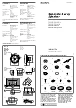 Sony XS-HA1724 Installation/Connections preview