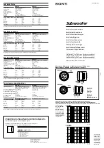 Preview for 1 page of Sony XS-HS10 Installation/Connections