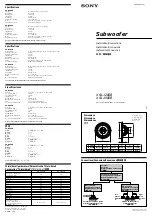 Preview for 1 page of Sony XS-L1000B Installation/Connections