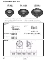 Preview for 1 page of Sony XS-L1030 Specifications