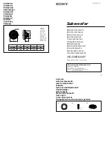 Preview for 1 page of Sony XS-L1040F Installation/Connections