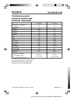 Sony XS-L10S Supplementary Manual preview