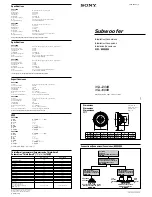 Preview for 1 page of Sony XS-L1200B Installation/Connections