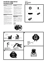 Preview for 2 page of Sony XS-L1200B Installation/Connections