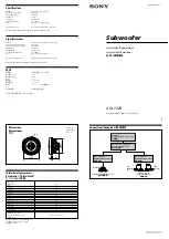 Preview for 1 page of Sony XS-L1220 Installation/Connections