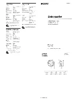 Preview for 1 page of Sony XS-L12S Installation/Connections Manual