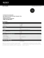 Preview for 1 page of Sony XS-LD126P5 Specifications