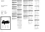 Preview for 1 page of Sony XS-LE121D Instructions