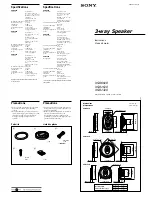 Preview for 1 page of Sony XS-R6910 Instructions