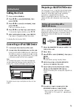 Preview for 7 page of Sony XSP-N1BT Operating Instructions Manual