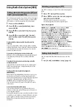 Preview for 11 page of Sony XSP-N1BT Operating Instructions Manual