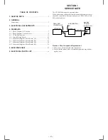 Preview for 2 page of Sony XT-100DAB Service Manual