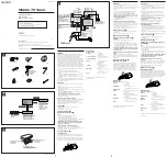 Sony XT-63V Operating Instructions preview