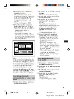 Preview for 9 page of Sony XT-DTV1 Operating Instructions Manual