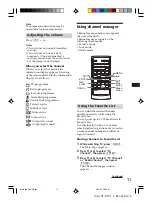 Preview for 11 page of Sony XT-DTV1 Operating Instructions Manual