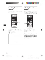 Preview for 16 page of Sony XT-DTV1 Operating Instructions Manual