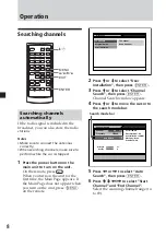 Предварительный просмотр 8 страницы Sony XT-DTV20LN Operating Instructions Manual