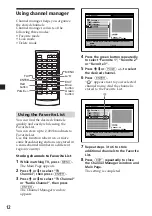 Preview for 12 page of Sony XT-DTV20LN Operating Instructions Manual