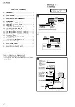 Preview for 2 page of Sony XT-P50V Service Manual