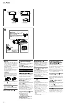 Preview for 4 page of Sony XT-P50V Service Manual