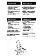 Preview for 5 page of Sony XT-U500V Operating Instructions Manual