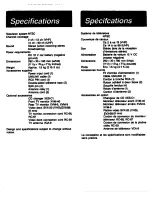 Preview for 6 page of Sony XT-U500V Operating Instructions Manual