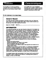 Preview for 7 page of Sony XT-U500V Operating Instructions Manual