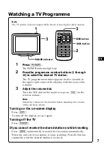 Preview for 7 page of Sony XTL-6100MK2 Operating Instructions Manual