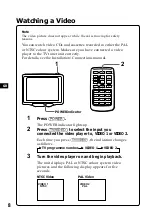 Preview for 8 page of Sony XTL-6100MK2 Operating Instructions Manual