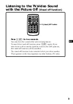 Preview for 9 page of Sony XTL-6100MK2 Operating Instructions Manual