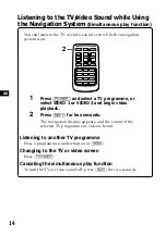 Preview for 14 page of Sony XTL-6100MK2 Operating Instructions Manual