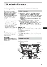 Preview for 15 page of Sony XTL-W7000 Installation/Connections Manual