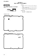 Preview for 22 page of Sony XTL-W7000 Service Manual