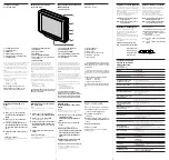 Preview for 2 page of Sony XVM-61EX Operating Instructions