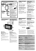 Preview for 2 page of Sony XVM-750WEX Operating Instructions