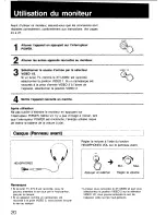 Preview for 20 page of Sony XVM-80 Operating Instructions Manual