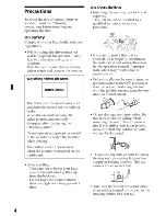 Preview for 4 page of Sony XVM-862 Operating Instructions Manual