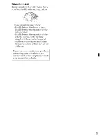 Preview for 5 page of Sony XVM-862 Operating Instructions Manual