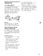 Preview for 11 page of Sony XVM-862 Operating Instructions Manual