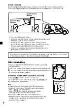 Preview for 6 page of Sony XVM-R70 - Monitor Operating Instructions Manual