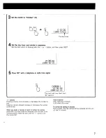 Предварительный просмотр 7 страницы Sony YS-S100 Operating Instructions Manual