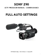 Sony Z90 Cctv Producer Manual preview