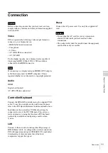 Preview for 11 page of Sony Ziris Canvas BZSQ-VW001 Installation And User Manual