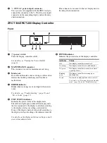 Preview for 6 page of Sony ZRCT-100 Operating Instructions Manual