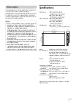 Предварительный просмотр 11 страницы Sony ZRD-B12A Manual