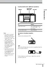 Preview for 7 page of Sony ZS-2000 Primary Operating Instructions Manual