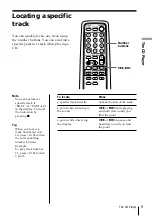 Предварительный просмотр 9 страницы Sony ZS-2000 Primary Operating Instructions Manual