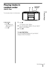 Предварительный просмотр 11 страницы Sony ZS-2000 Primary Operating Instructions Manual